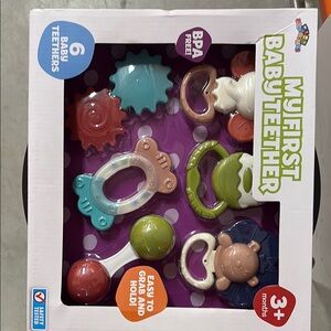 My First Baby Teether Set - Multicolor